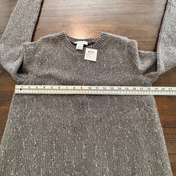 NWT Club Monaco split back wool blend woven fooler sweater size XS - Picture 13 of 15